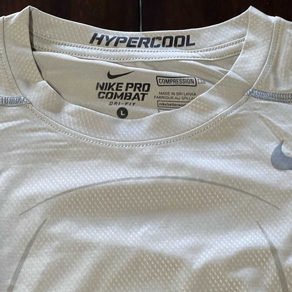 2014 Nike Dit-Fit Pro Combat HYPERCOOL sleeveless football compression shirt L - Picture 3 of 11